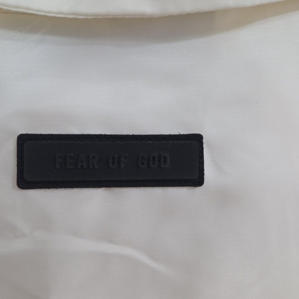 Fear of God Essentials Coaches Jacket 'Cloud Dancer' - Picture 8 of 8